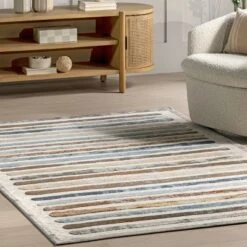 NuLOOM Jenae Multi Striped Machine Washable Area Rug -Home Decor Store GUEST 810a1988 3693 45e5 8ff0 d6f3e3b65fed