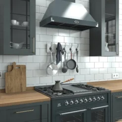 Flash Furniture Daly Wall Mounted 24 Inch Solid White Solid Pine Wood Storage Rack With 5 Hooks For Entryway, Kitchen, Bathroom