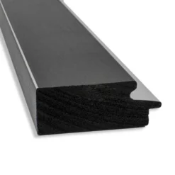 32" X 32" Non-Beveled Eva Black Silver Wall Mirror - Amanti Art