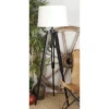 Industrial Wood Floor Lamp Black - Olivia & May -Home Decor Store GUEST 84e28234 b5ee 4255 a26f c14a1a3de9b9