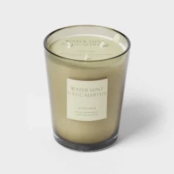 Colored Vase Glass With Dustcover Watermint And Eucalyptus Candle Green - Threshold™ 14 Colored Vase Glass With Dustcover Watermint And Eucalyptus Candle Green - Threshold™ -Home Decor Store GUEST 8583e514 219c 427d 837a db7f3589ab6c