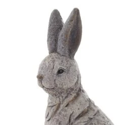 20" X 11" Magnesium Oxide Country Rabbit Garden Sculpture Gray - Olivia & May -Home Decor Store GUEST 87221d13 a5a6 489f 94fd 100a1e4aad0b