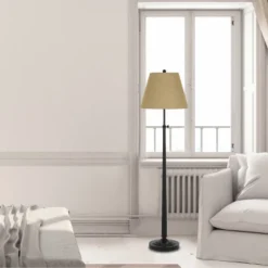 56" X 65" 3-way Adjustable Height Madison Floor Lamp Dark Bronze - Cal Lighting