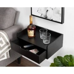 18" X 12" X 6.5" Kitt Floating Shelf Side Table - Kate & Laurel All Things Decor -Home Decor Store GUEST 88734656 b145 49ab 9bc5 2f2457f2ef62