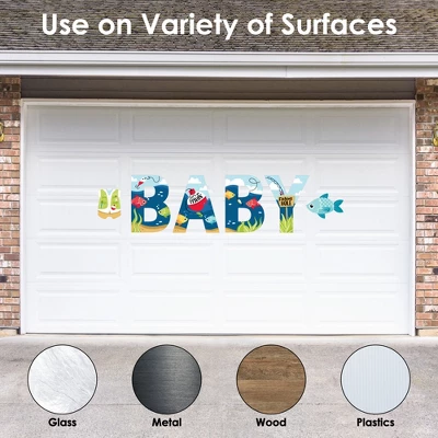 Big Dot Of Happiness Let's Go Fishing - Peel And Stick Fish Themed Baby Shower Standard Banner Wall Decals - Baby 4 Big Dot Of Happiness Let's Go Fishing - Peel And Stick Fish Themed Baby Shower Standard Banner Wall Decals - Baby - Image 2