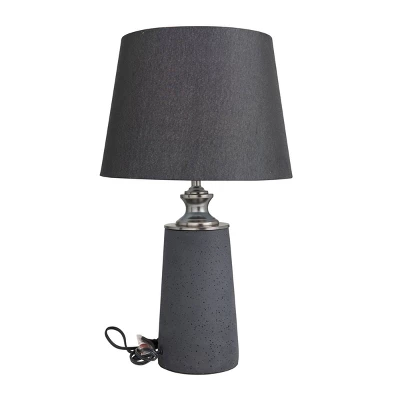 Modern Cement Table Lamp Black - Olivia & May 7 Modern Cement Table Lamp Black - Olivia & May - Image 5