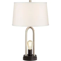 360 Lighting Marcel Modern Table Lamps Set Of 2 24 1/4" High Brushed Nickel With LED Nightlight USB Charging Port White Shade For Bedroom House Desk 17 360 Lighting Marcel Modern Table Lamps Set Of 2 24 1/4" High Brushed Nickel With LED Nightlight USB Charging Port White Shade For Bedroom House Desk -Home Decor Store GUEST 89b2e7e8 46ca 4e6f 80b8 2a9b0368416c