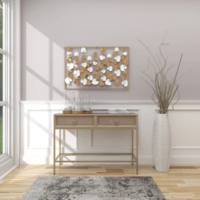 Modern Ornamental Wall Decor Gold - Olivia & May 15 Modern Ornamental Wall Decor Gold - Olivia & May - Image 13