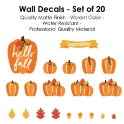 Big Dot Of Happiness Fall Pumpkin - Peel And Stick Kitchen And Home Decor Vinyl Wall Art Stickers - Wall Decals - Set Of 20 14 Big Dot Of Happiness Fall Pumpkin - Peel And Stick Kitchen And Home Decor Vinyl Wall Art Stickers - Wall Decals - Set Of 20 -Home Decor Store GUEST 8afa90b1 cf5c 4113 9460 cd19127eb376