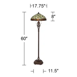 Robert Louis Tiffany Traditional Floor Lamp 60" Tall Bronze Tiffany Style Leaf Pattern Stained Glass Shade For Living Room Reading Bedroom 17 Robert Louis Tiffany Traditional Floor Lamp 60" Tall Bronze Tiffany Style Leaf Pattern Stained Glass Shade For Living Room Reading Bedroom -Home Decor Store GUEST 8bac1bb3 1efb 4111 b2f0 c858b7e217c2