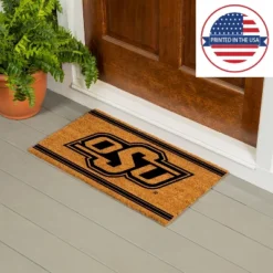 Evergreen Oklahoma State University Logo Turf Mat, Brown- 28 X 16 Inches Indoor Outdoor Doormat -Home Decor Store GUEST 8bb1bd2e 547c 4f41 9465 ef91b498711e