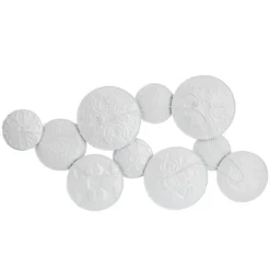 Metal Plate Wall Decor With Embossed Details Blue - The Novogratz -Home Decor Store GUEST 8bda4946 6e73 4070 925b 784796652490