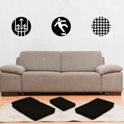 Nevlers Non-Slip Grip Pad For Rugs 5'x7' - Black -Home Decor Store GUEST 90ee3aa3 ae75 4e62 b9b8 8cecd11dcf68 2