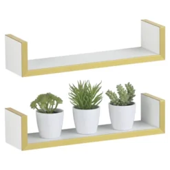 MDesign Floating Wall Mounted U-Shelf Hanging Decor -Home Decor Store GUEST 912df736 90f8 487c b627 a9edf3a6303e