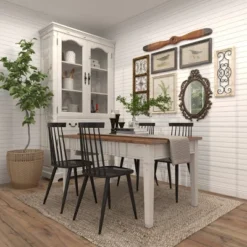 Wood Scroll Window Inspired Wall Decor With Metal Scrollwork Relief White - Olivia & May -Home Decor Store GUEST 9546adbd a7ed 4543 8b2a 753f557d66ad