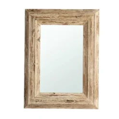 Colfax Wall Mirror Antique White - A&B Home