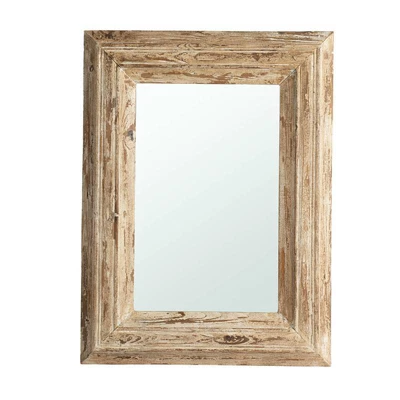 Colfax Wall Mirror Antique White - A&B Home 3 Colfax Wall Mirror Antique White - A&B Home