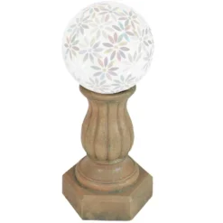 Sunnydaze Decor Sunnydaze Contemporary Pillar Indoor/Outdoor Column-Style Gazing Globe Stand For 10 To 12-Inch Gazing Balls - 16" H -Home Decor Store GUEST 96837e13 772c 46c3 acfa 59145b1a4be8