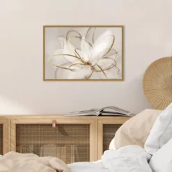 23" X 16" Transparent Beauty III By Eva Watts Framed Canvas Wall Art - Amanti Art -Home Decor Store GUEST 97b36a37 f886 4a1f 93f8 581e253e925e