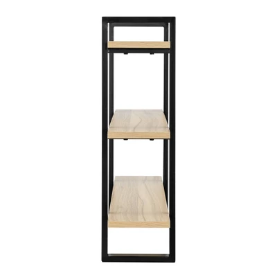 35.5" X 31.5" Rio 3 Tier Floating Bracket Wall Shelf Chestnut - Danya B. 11 35.5" X 31.5" Rio 3 Tier Floating Bracket Wall Shelf Chestnut - Danya B. - Image 9