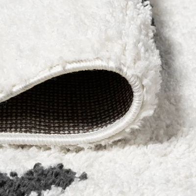 Cristo Berber Geometric Shag Indoor Area Rug - JONATHAN Y 10 Cristo Berber Geometric Shag Indoor Area Rug - JONATHAN Y - Image 8