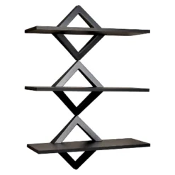 40" X 27.5" Three Tier Diamonds Shelving System - Danya B. -Home Decor Store GUEST 9af33873 28f5 466b 894c ed8f9475983e