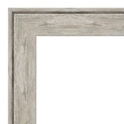 33" X 27" Non-Beveled Crackled Metallic Wall Mirror - Amanti Art 4 33" X 27" Non-Beveled Crackled Metallic Wall Mirror - Amanti Art - Image 2