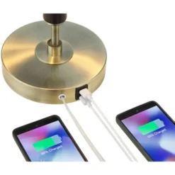 Possini Euro Design Possini Euro® Wyndham Desk Lamp With Glass Shade And Dual USB Ports 12 Possini Euro Design Possini Euro® Wyndham Desk Lamp With Glass Shade And Dual USB Ports -Home Decor Store GUEST 9fb29c06 0fa4 4c93 bedf 81121643cc35