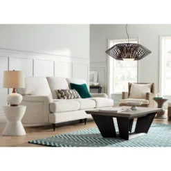 360 Lighting Brice Modern Mid Century Accent Table Lamp 23" High Ivory Ceramic Wood Neck Off White Drum Shade For Bedroom Living Room Bedside Office 15 360 Lighting Brice Modern Mid Century Accent Table Lamp 23" High Ivory Ceramic Wood Neck Off White Drum Shade For Bedroom Living Room Bedside Office -Home Decor Store GUEST 9fd5eeff 26e7 48a5 a661 fad7fda6cf28