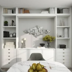 Glass Wall Mirror With Square Mirrors Silver - Novogratz -Home Decor Store GUEST a0dd9829 c331 4c97 914a 790039b1ecc4