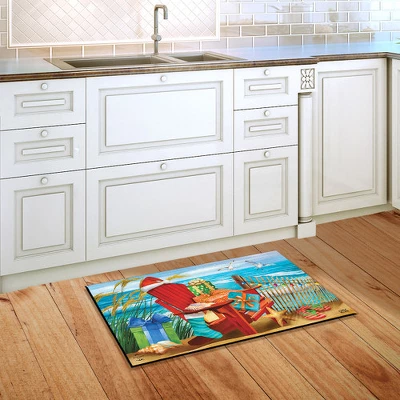 Briarwood Lane Day In The Sun Summer Doormat Flip Flops Beach Nautical Indoor Outdoor 30" X 18" 5 Briarwood Lane Day In The Sun Summer Doormat Flip Flops Beach Nautical Indoor Outdoor 30" X 18" - Image 3