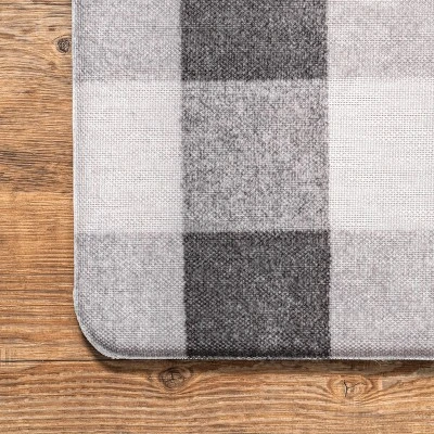 NuLOOM Aisha Buffalo Plaid Anti Fatigue Kitchen Or Laundry Room Comfort Mat 4 NuLOOM Aisha Buffalo Plaid Anti Fatigue Kitchen Or Laundry Room Comfort Mat - Image 2