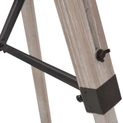 HOMCOM Industrial Style Tripod Floor Lamp, Vintage Spotlight Reading Lamp With Wooden Metal Legs, Wood And Black 8 HOMCOM Industrial Style Tripod Floor Lamp, Vintage Spotlight Reading Lamp With Wooden Metal Legs, Wood And Black -Home Decor Store GUEST a9043081 187f 46d8 bb75 ba29b2721886