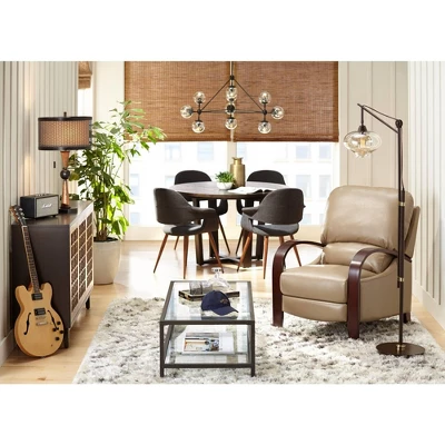 Franklin Iron Works Hunter Modern Rustic Farmhouse Table Lamp 29 3/4" Tall Cherry Wood Bronze Metal Double Drum Shade For Bedroom Living Room House 9 Franklin Iron Works Hunter Modern Rustic Farmhouse Table Lamp 29 3/4" Tall Cherry Wood Bronze Metal Double Drum Shade For Bedroom Living Room House - Image 7