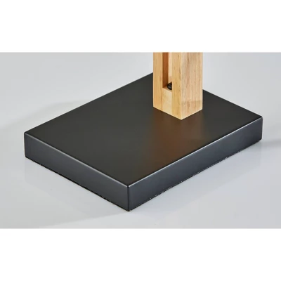 Walden Natural Wood Table Lamp Black - Adesso 6 Walden Natural Wood Table Lamp Black - Adesso - Image 4