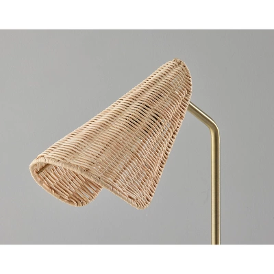 Cove Table Lamp Antique Brass - Adesso 4 Cove Table Lamp Antique Brass - Adesso - Image 2