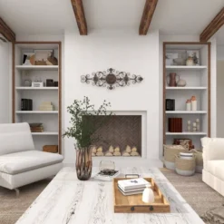 Rustic Metal Ornamental Wall Decor Dark Brown - Olivia & May -Home Decor Store GUEST affd66e3 88c3 4119 a4fe ba1791168b29