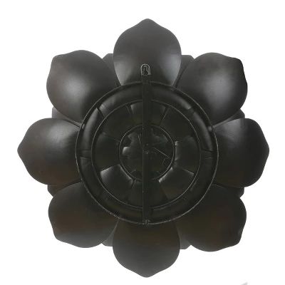 LuxenHome Green, Gold, And White Metal Flower Wall Decor 11 LuxenHome Green, Gold, And White Metal Flower Wall Decor - Image 9