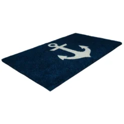 1'4" X 2'4" Anchor Nautical Indoor/Outdoor Coir Doormat Blue/White - Entryways -Home Decor Store GUEST b0f135ad 7b50 4daf 8148 9bf35e15ad1c