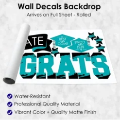 Big Dot Of Happiness Teal Graduation Party Photo Backdrop - Wall Decals 10 Big Dot Of Happiness Teal Graduation Party Photo Backdrop - Wall Decals -Home Decor Store GUEST b1a90027 40f4 49c8 9948 a346e0ad144e
