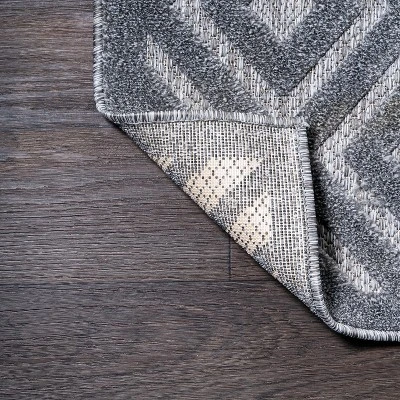 Portmany Neutral Diamond Trellis Indoor/Outdoor Area Rug - JONATHAN Y 4 Portmany Neutral Diamond Trellis Indoor/Outdoor Area Rug - JONATHAN Y - Image 2