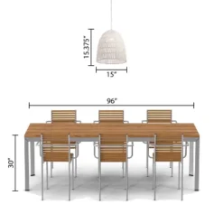 15" 1-Light Imara Pendant Hemp White - River Of Goods 16 15" 1-Light Imara Pendant Hemp White - River Of Goods -Home Decor Store GUEST b322d003 ce67 4de1 b7d6 7def907eca29