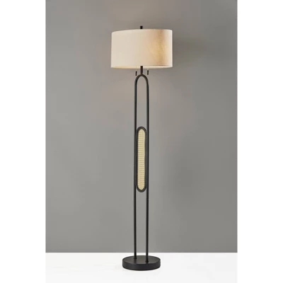 Levy Floor Lamp Black - Adesso 7 Levy Floor Lamp Black - Adesso - Image 5