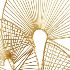 Metal Sunburst Half Moon Wall Decor Gold - CosmoLiving By Cosmopolitan -Home Decor Store GUEST b43d5e84 e068 4c63 9491 838593015cd9