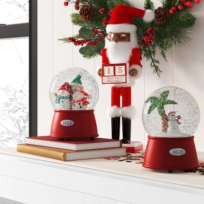 Snowman Snow Globe - Wondershop™ 2 Snowman Snow Globe - Wondershop™