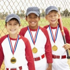 Juvale 6-Pack Gold Round Metal 1st Place Medals For All Ages, Participation Awards With 16 Inch Ribbon For Sports, Tournaments, Competitions, 2.5 In -Home Decor Store GUEST b727a27c 91d8 4e8d b89e 60015fe01181