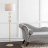 61.5" Metal Diamante Modern Gilt Floor Lamp (Includes LED Light Bulb) Gold - JONATHAN Y -Home Decor Store GUEST bab0f096 ab17 43c7 8d7f e30c949c9d50