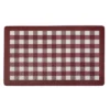 GoodGram Buffalo Burgundy Plaid Memory Foam Anti-Fatigue Kitchen Floor Mat - 18 In. W X 30 In. L -Home Decor Store GUEST bb7c7358 4928 4721 90ce 722331dc4c7b