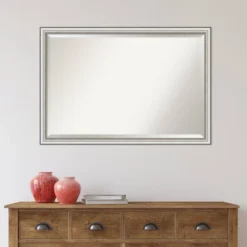 39" X 27" Beveled Salon Silver Narrow Wall Mirror - Amanti Art 15 39" X 27" Beveled Salon Silver Narrow Wall Mirror - Amanti Art -Home Decor Store GUEST bc1809eb d03f 4b16 9395 d32c5a12929a