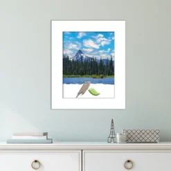 Amanti Art Wedge White Picture Frame -Home Decor Store GUEST bd3b1c0d f407 4f09 bdfd 6d8ab787ca87